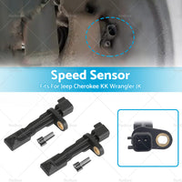 2x Rear ABS Speed Sensor 52125003AB Fits For Jeep Cherokee KK Wrangler JK 2.8L