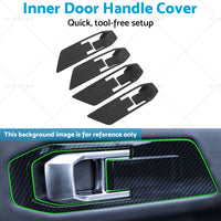 {{ Carbon Fiber Inner Door Handle Cover Suitable For Mitsubishi Triton L200 23-25 }} - Buy Car Parts Online at {{ Kaka Auto Parts }}.