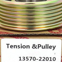 Belt Tensioner Pulley 13570-22010 Suitable for Toyota Avensis Corolla 1.6L 1.8L - XQ1