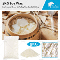 5KG Bulk 100 percent  Pure Soy Wax Natural Kosher Candle Making Supplies Crafts AU