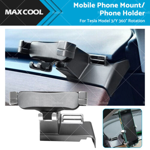 360¡ã Rotation GPS Navigation Cell Phone Holder Stand Mount For Tesla Model 3 Y