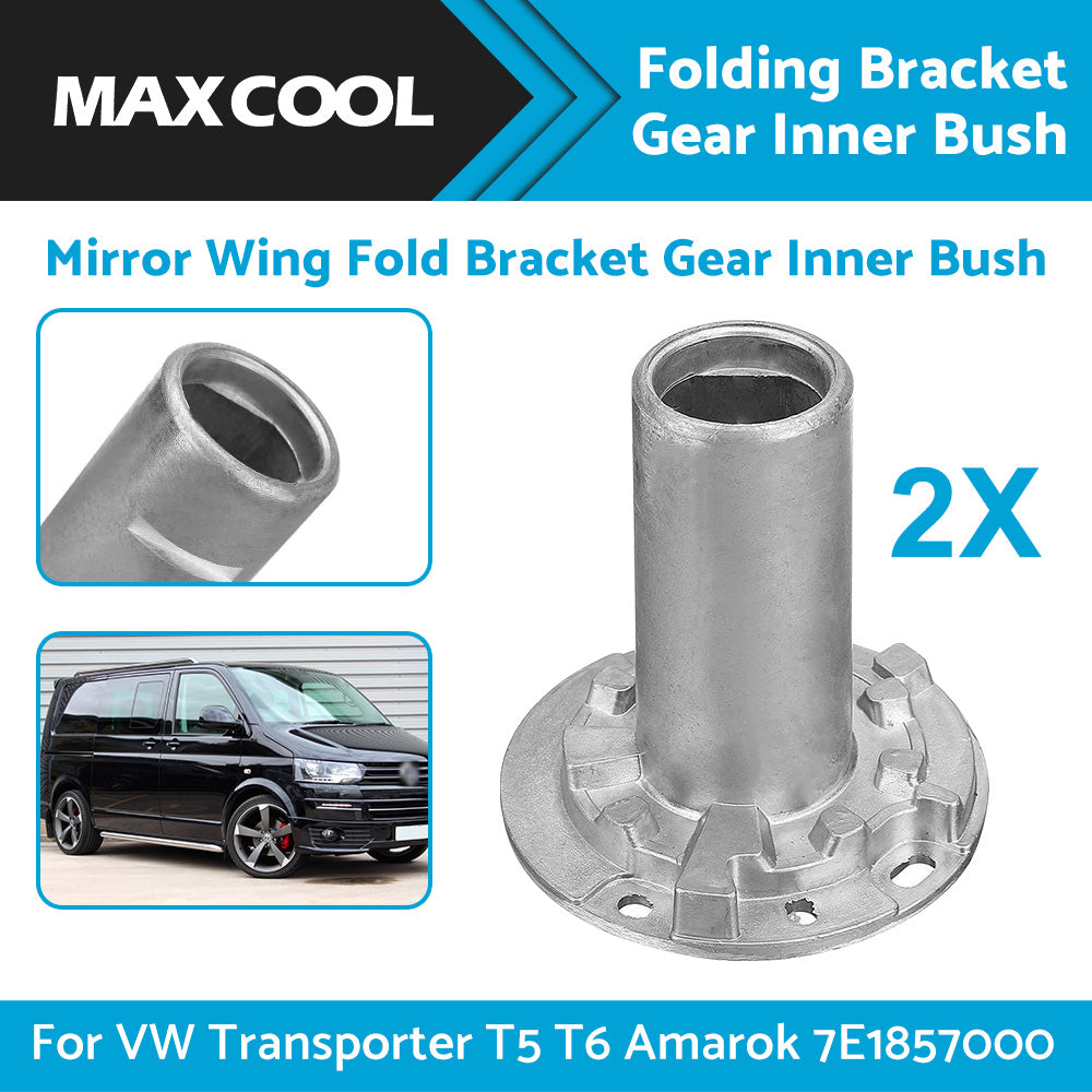 2X Mirror Wing Fold Bracket Gear Inner Bush LR For VW Transporter T5 T6 Amarok