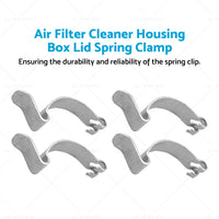 4 Air Filter Cleaner Housing Box Lid Spring Clip Clamp Suitable for Landcruiser