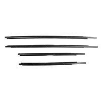 4x Car Window Glass Seal Weatherstrip Sweep Belt Suitable For Toyota Yaris 07-11