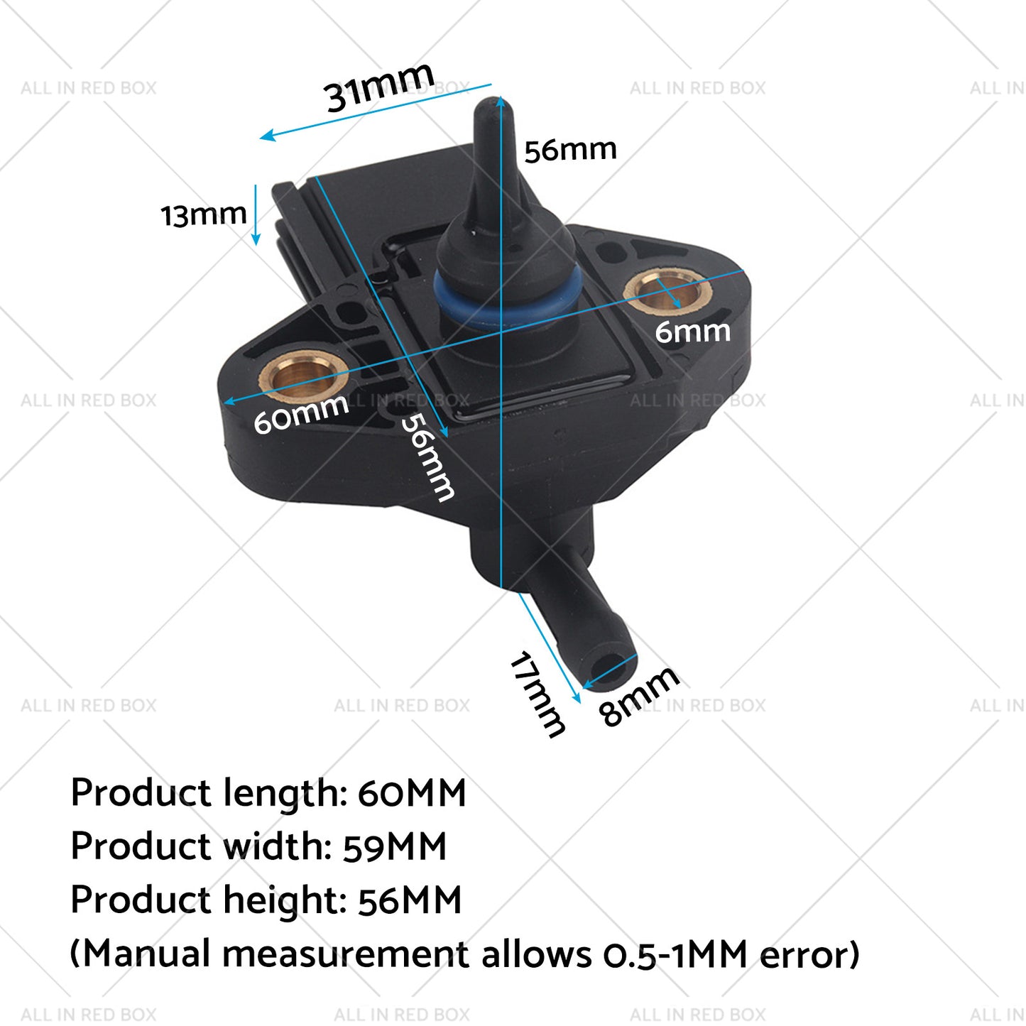 0261230094 Fuel Injection Pressure Sensor Suitable for Ford F150 Mercury Mariner