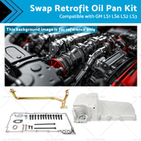 Swap Retrofit Oil Pan Kit Suitable for GM LS1 LS6 LS2 LS3 302-1 1955-1987