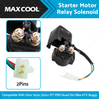 Starter Motor Relay Solenoid 110cc 150cc 250cc PIT PRO Quad Dirt Bike ATV Buggy