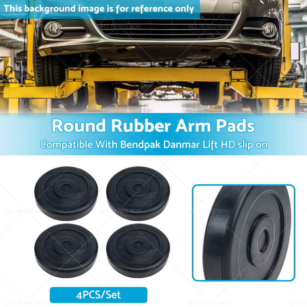 Round Rubber Arm Pads Suitable For Bendpak Lift Danmar Lift Set Of 4 HD slip on