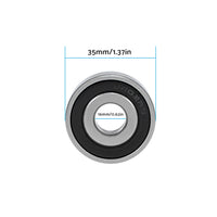 4x 6202-16-2RS Ball Bearings 16x35x11mm Double Sealed Chrome Steel Suitable For Various Applications