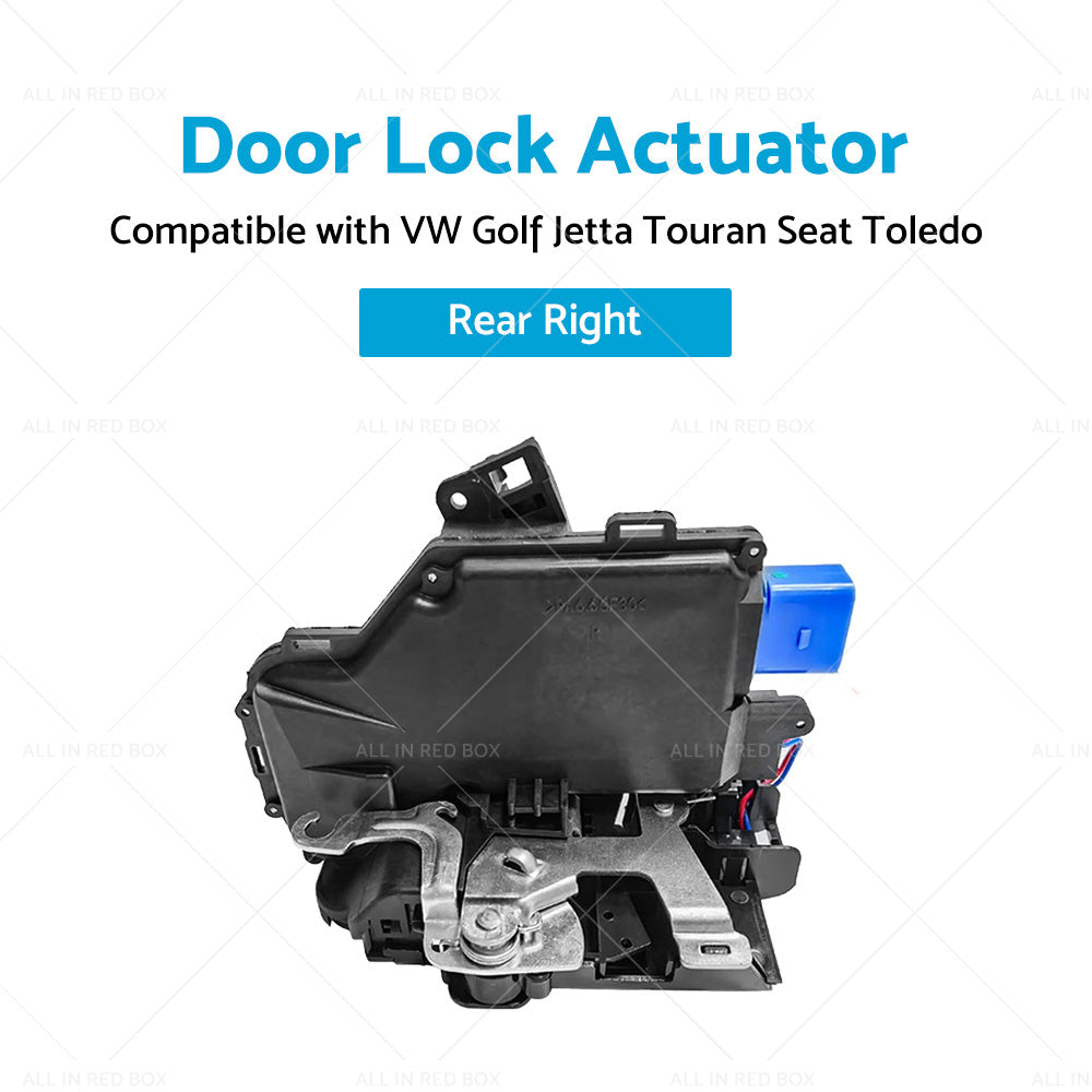 Rear Right Door Lock Actuator Suitable For VW GOLF MK5 2003-2009 7Pin 3D4839016A