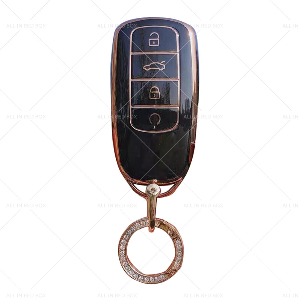 Suitable For Chery Omoda 5 Car Remote Key Fob Case Cover Black TPU