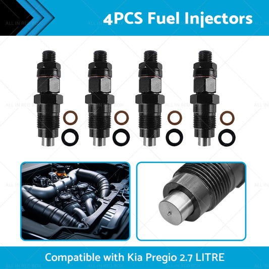 4PCS Diesel Fuel Injectors Suitable For Kia Pregio 2.7L 105078-0140