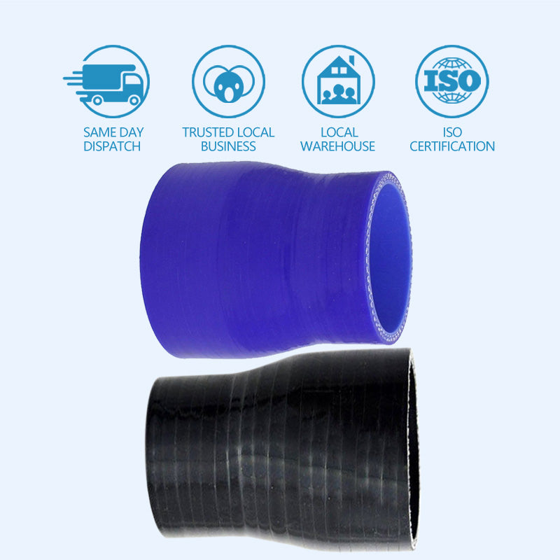 2. 5 -3 inch Silicone Hose Reducer Straight Pipe Joiner  Silicon Turbo Air Piping