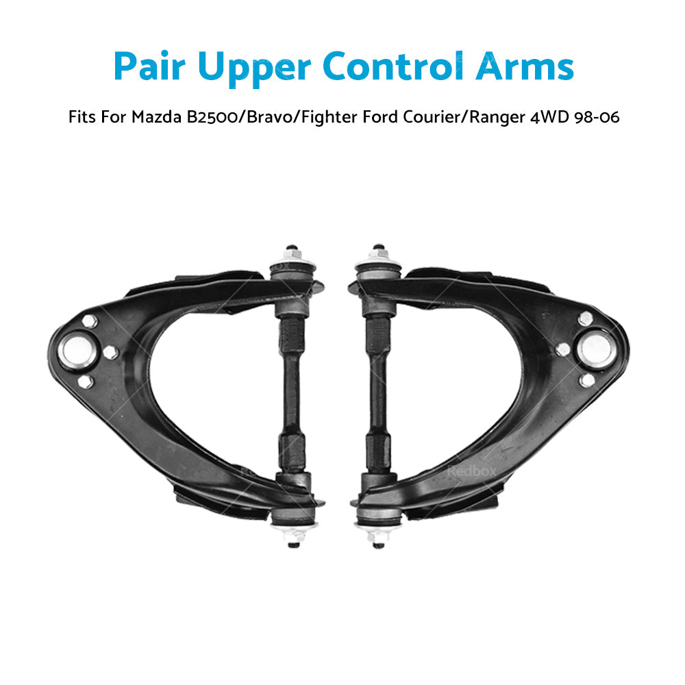 Pair Upper Control Arms for Mazda B-Series or Bravo or Fighter for Ford Courier 98-06