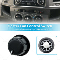 Heater Fan Control Switch Knob Suitable For Toyota Hilux Vigo TGN10 KUN36 KUN35