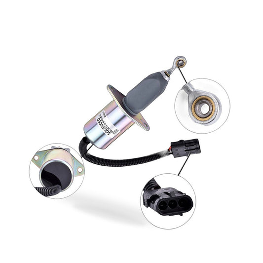 Shutoff Solenoid Suitable for BMW X3 X5 2007-2010 2.5L 3.0L Petrol Diesel