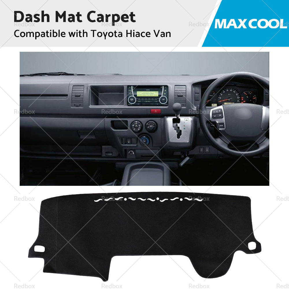 Non-slip Dash Mat Carpet Suitable For Toyota Hiace Van 19-22 Dashboard Cover Pad