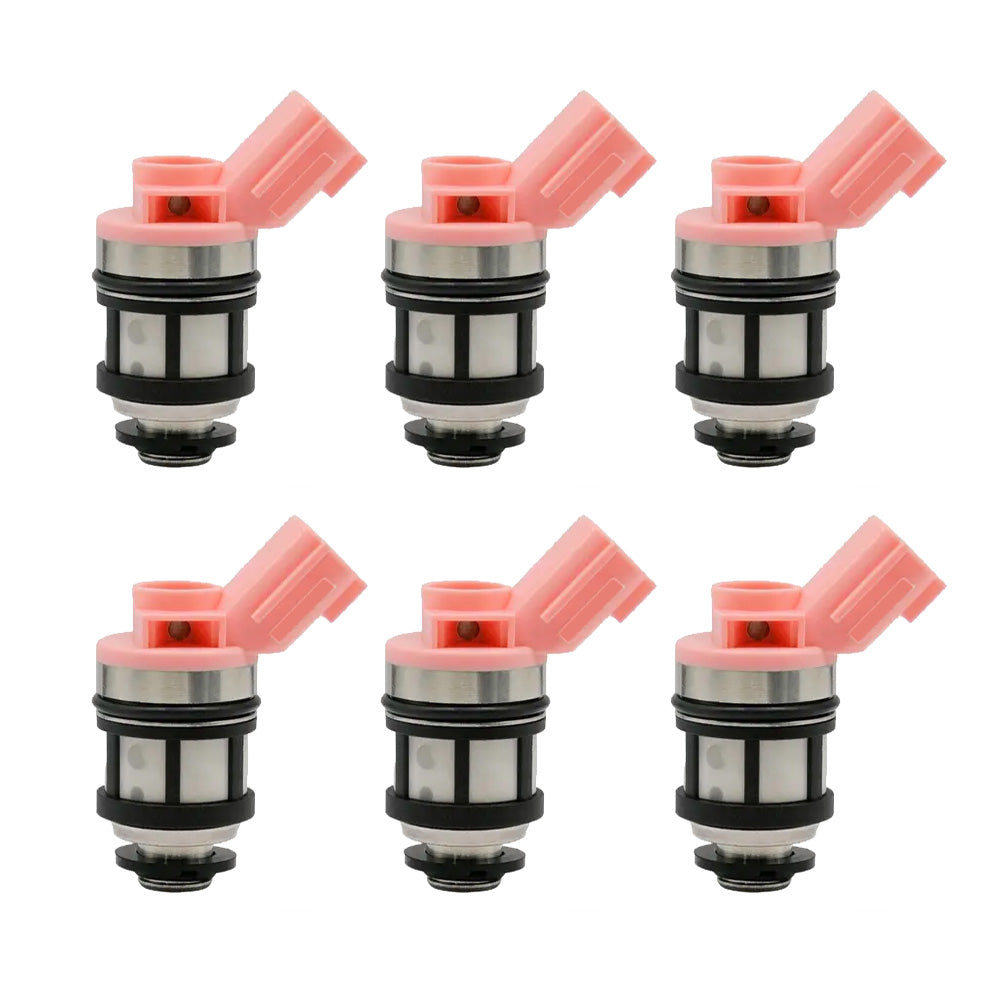 6PCS Fuel Injectors Suitable For Nissan Navara D21 D22 Pathfinder 16600-9S200