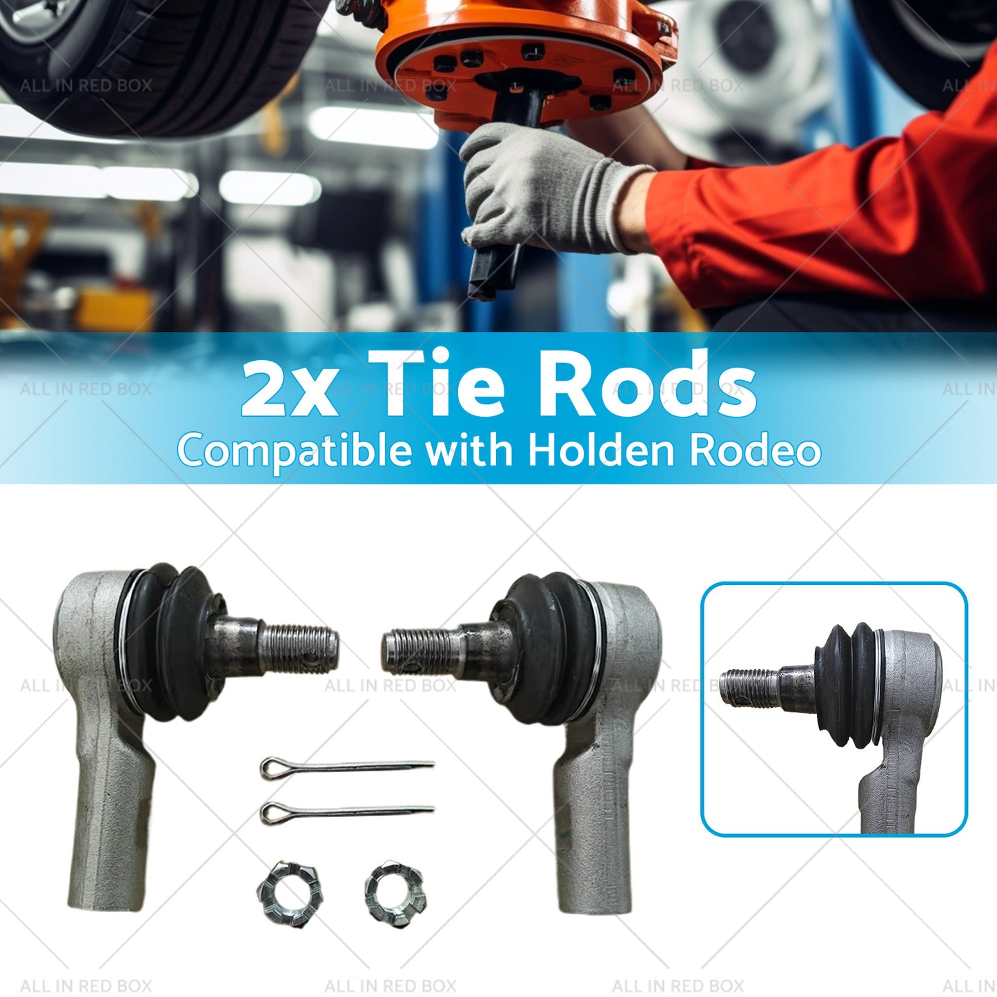 2x Tie Rods Suitable for Holden Rodeo RWD TFR TRS 89-03