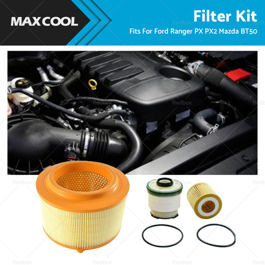 4WD Filter Kit for Ford Ranger PX PX2 2011-17 Mazda BT50 2011-on 2.2 3.2 Diesel