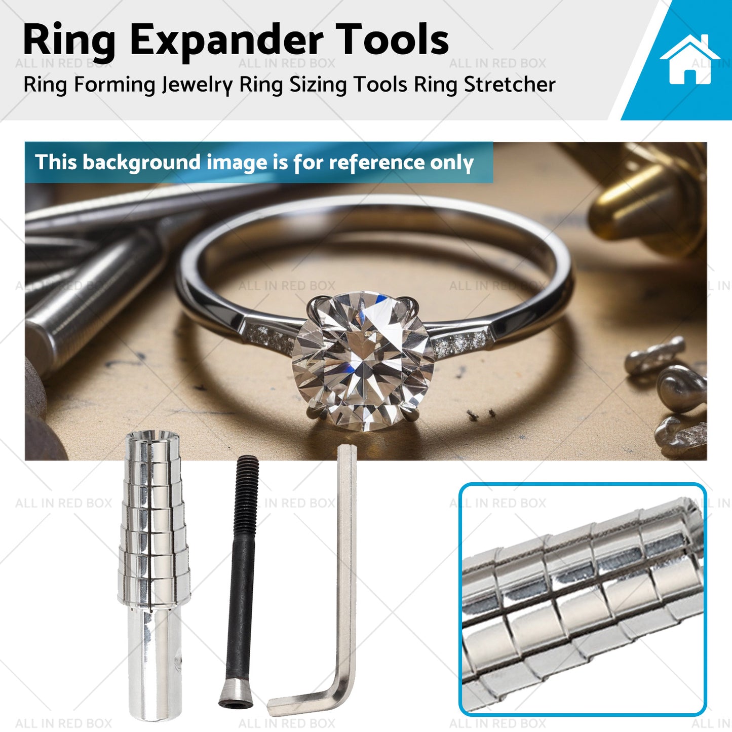 {{ Ring Expander Mandrel Ring Forming Jewelry Ring Stretcher Tool Ring Sizing Tools }} - Buy Car Parts Online at {{ Kaka Auto Parts }}.
