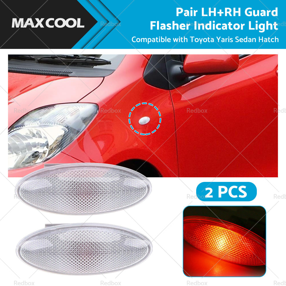 1 Pair of Guard Flasher Indicator Light Lamp Suitable For Toyota RAV4 30 Series