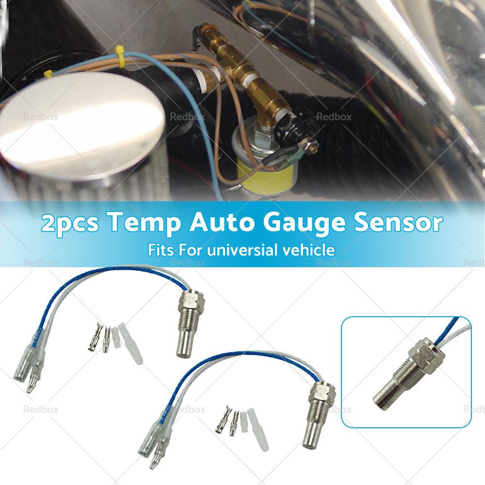 2PCS 1 or 8 NPT Oil Water Temp Sensor Unit Sender Gauge Electric Sender