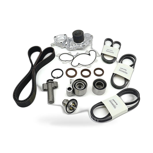 15-Piece Engine Timing Belt Kit With Water Pump Suitable for Toyota 4Runner Land - ZT2