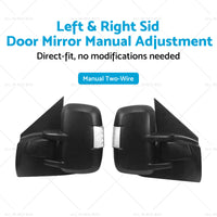 {{ Left+ Right Side Door Mirror Manual Adjustment Suitable For LDV V80 13 on }} - Buy Car Parts Online at {{ Kaka Auto Parts }}.