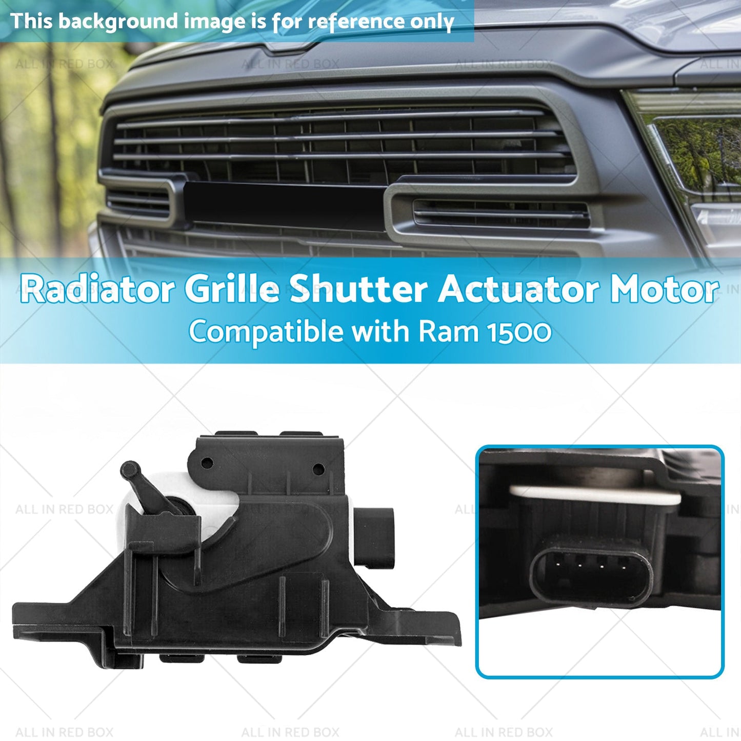 Active Radiator Shutter Actuator Suitable for Ram 1500 5. 7L V8 2013-2018 ML. 427