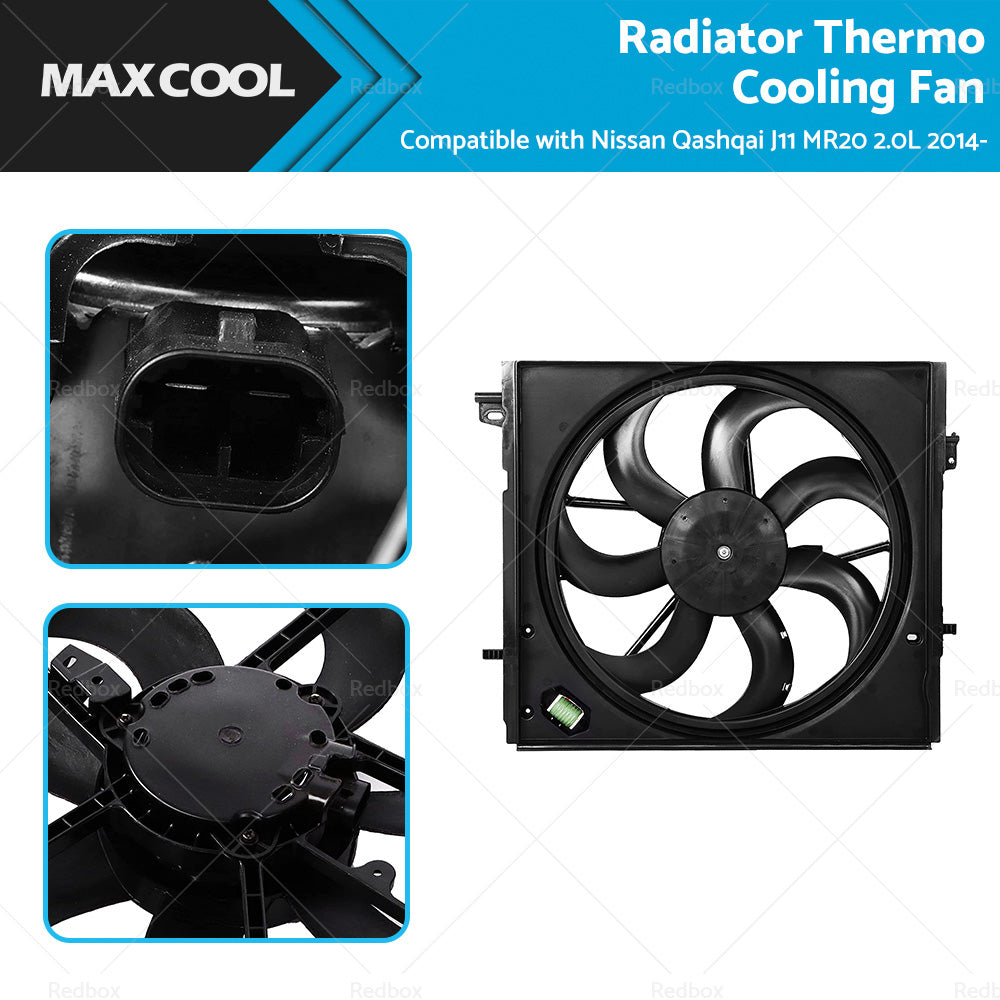 Radiator Thermo Cooling Fan Suitable For Nissan Qashqai J11 MR20 2. 0L 2014-