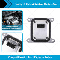 Headlight Ballast Control Module Unit Suitable for Ford Explorer Police 17-19