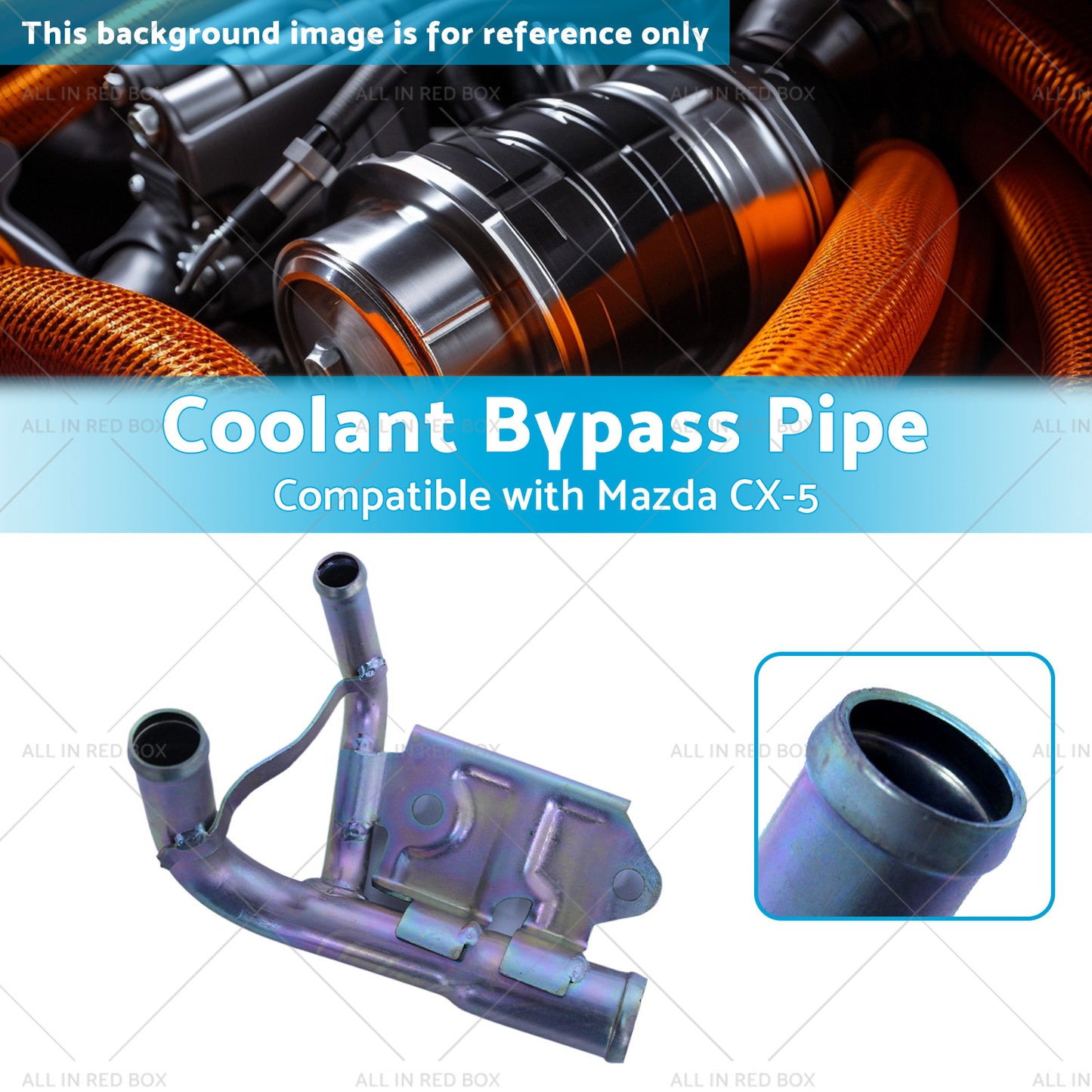 Coolant Bypass Pipe Suitable for Diesel Mazda CX-5 3 6 2.2 L SH20-15-290A 12-18