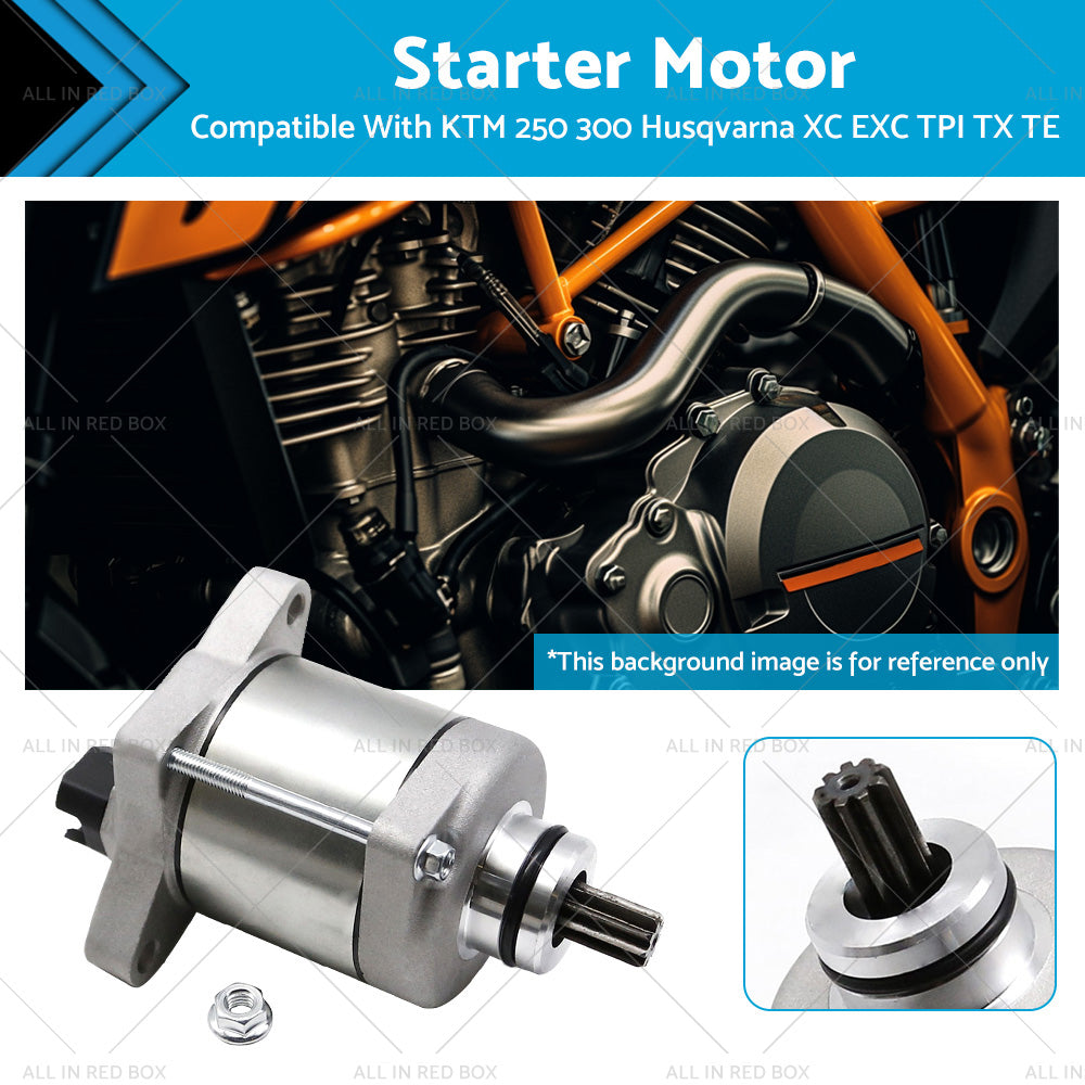 Starter Motor Suitable for KTM 250 300 Husqvarna XC EXC TPI TX TE 2017-2020