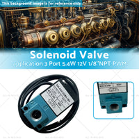 35A-AAA-DDBA-1BA Solenoid Valve application 3 Port 5. 4W 12V 1 or 8''NPT PWM