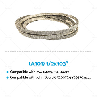 compare product 2pcs Deck Belt Suitable For 42 inch  Cut John Deere  and  Sabre Mowers GX20072 GY20570