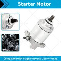 {{ Starter Suitable For Piaggio Fly 125 Vespa LX 125 Liberty 150 X8 X9 200 X-Evo }} - Buy Car Parts Online at {{ Kaka Auto Parts }}.