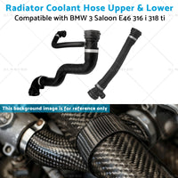 {{ Upper  and  Lower Radiator Coolant Hose Suitable for BMW 3 Saloon E46 316 i 318 ti }} - Buy Car Parts Online at {{ Kaka Auto Parts }}.