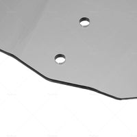 Motorcycle Windshield Clip On Extension Spoiler Wind Deflector Windscreen Smoke