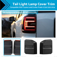 {{ 2X Tail Light Lamp Cover Trim Suitable For Toyota Land Cruiser Prado LC250 2024 }} - Buy Car Parts Online at {{ Kaka Auto Parts }}.