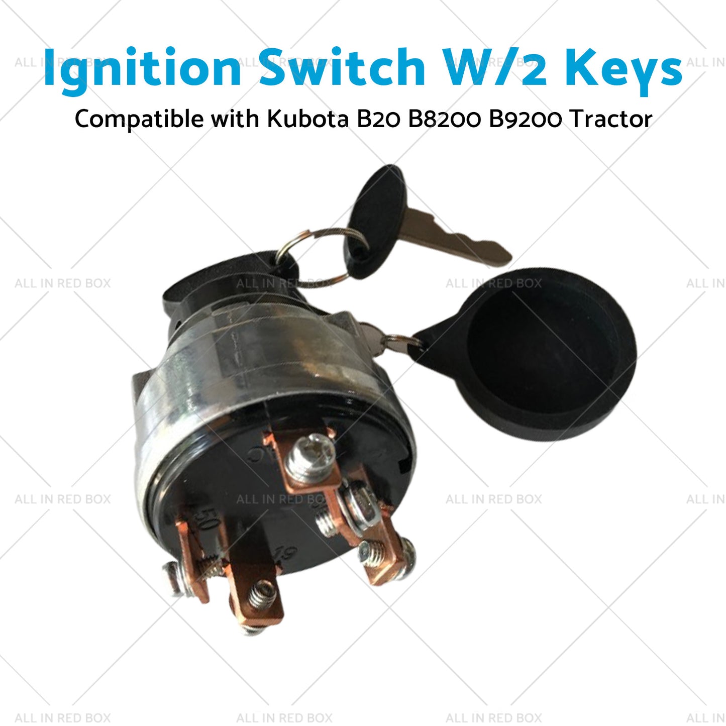 67800-55160 Ignition Switch W or 2 Keys Suitable for Kubota B20 B8200 B9200 Tractor