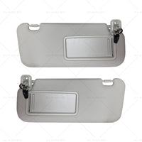 BBM369270C75 2x Right and Left Side Sun Visors With Light Suitable for 10-13 Mazda 3