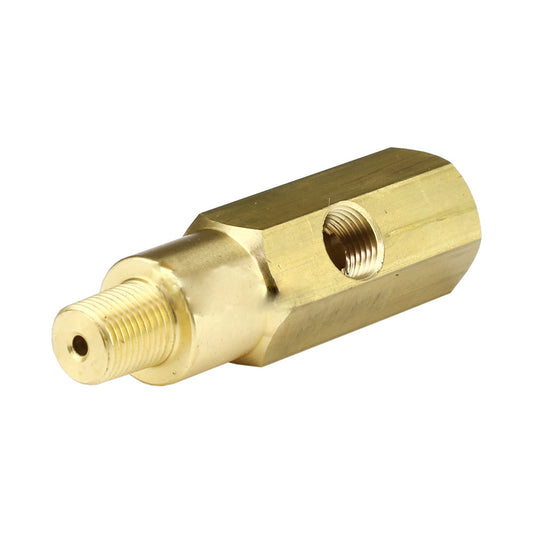 Oil Pressure Gauge Adapter 1/8-Inch NPT Male & Female Thread Suitable For Various Applications