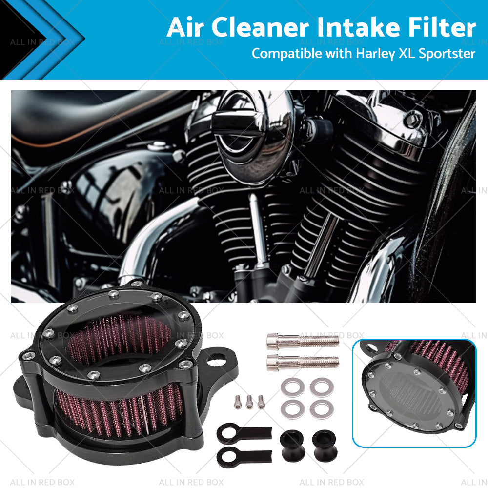 CNC Air Cleaner Intake Filter Kit Suitable For Harley Sportster XL 1991-2016