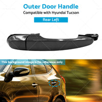 Rear Left Smooth Exterior Outer Door Handle Suitable For Hyundai Tucson 05-09