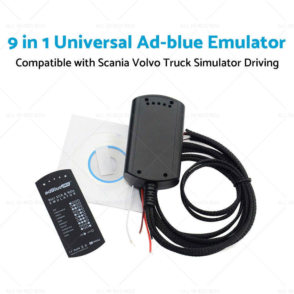 9in1 Universal Ad-blue Emulator Suitable ForScania Volvo Truck Simulator Driving