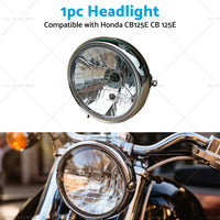 Motorcycle Headlight Head Light Suitable For Honda CB125E CB 125E GLH125SH SH