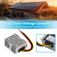 DC Voltage Converter 24V Step Down To 12V 15A 180W Power Supply Regulator