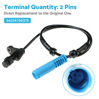 34526756375 2PCS Front ABS Wheel Speed Sensor Suitable for BMW E39 Left + Right