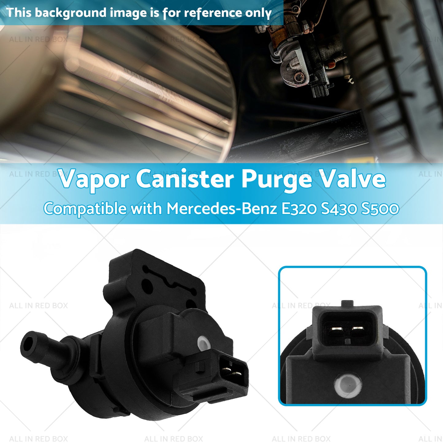 Vapor Canister Purge Valve Suitable for Mercedes-Benz E320 S430 S500 1998-2006